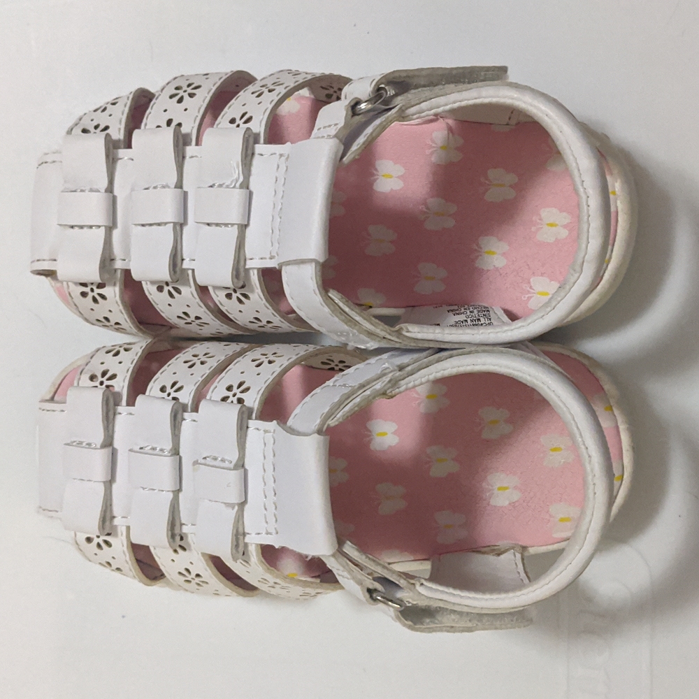 Wonder Nation White Sandals
